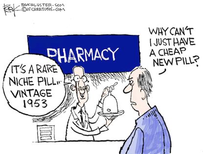 Editorial cartoon U.S. Pharmaceuticals Drugs