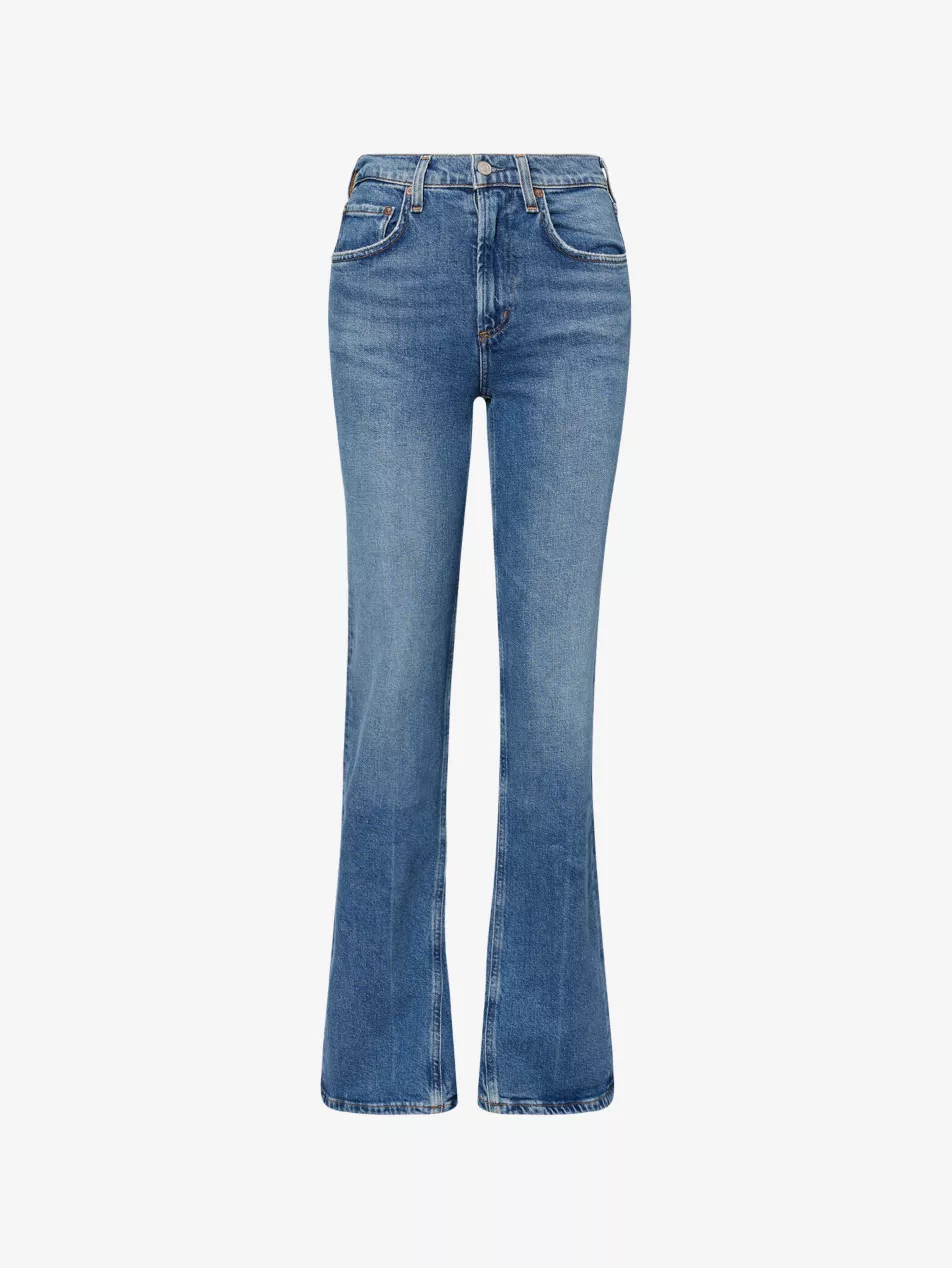 Kick Boot Flared Stretch-Denim Jeans - 23