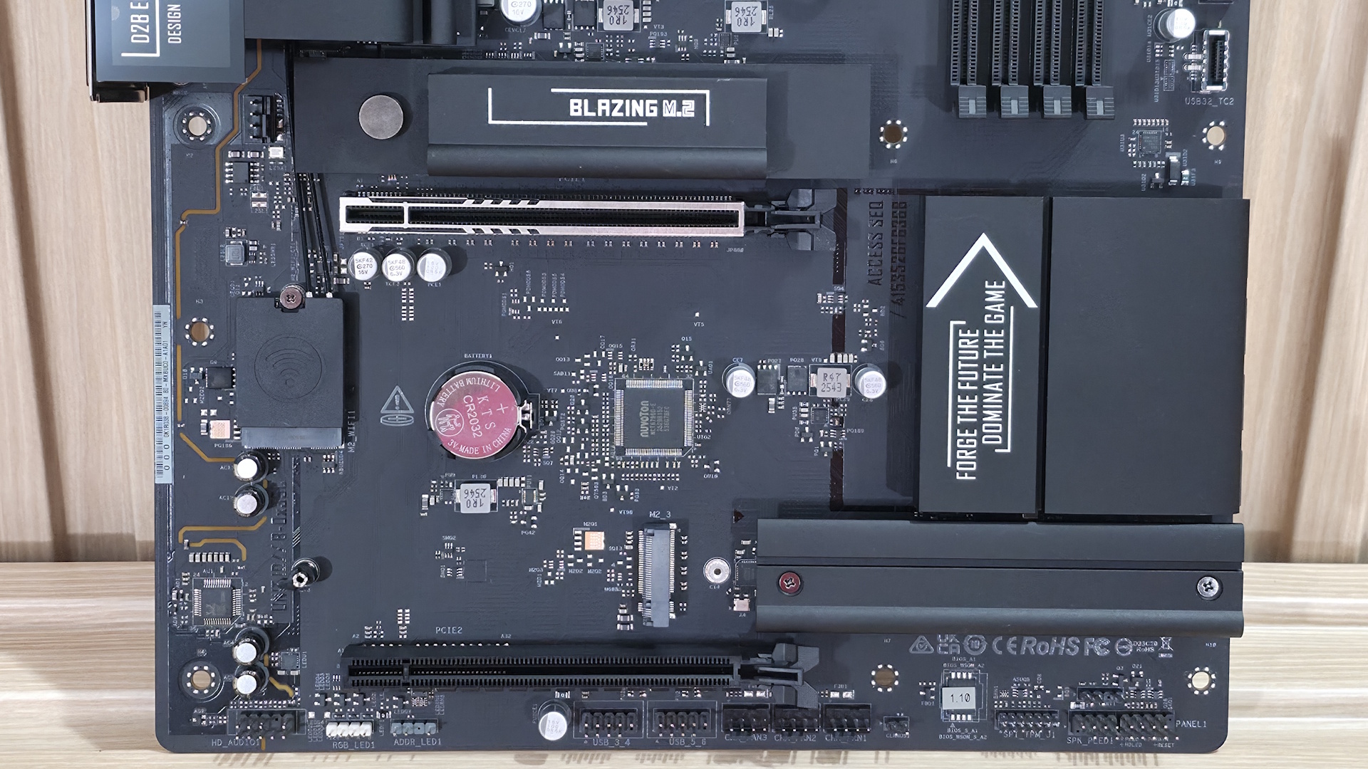 ASRock B860 Challenger Wifi - Bottom half