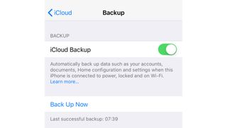 Backup iPhone