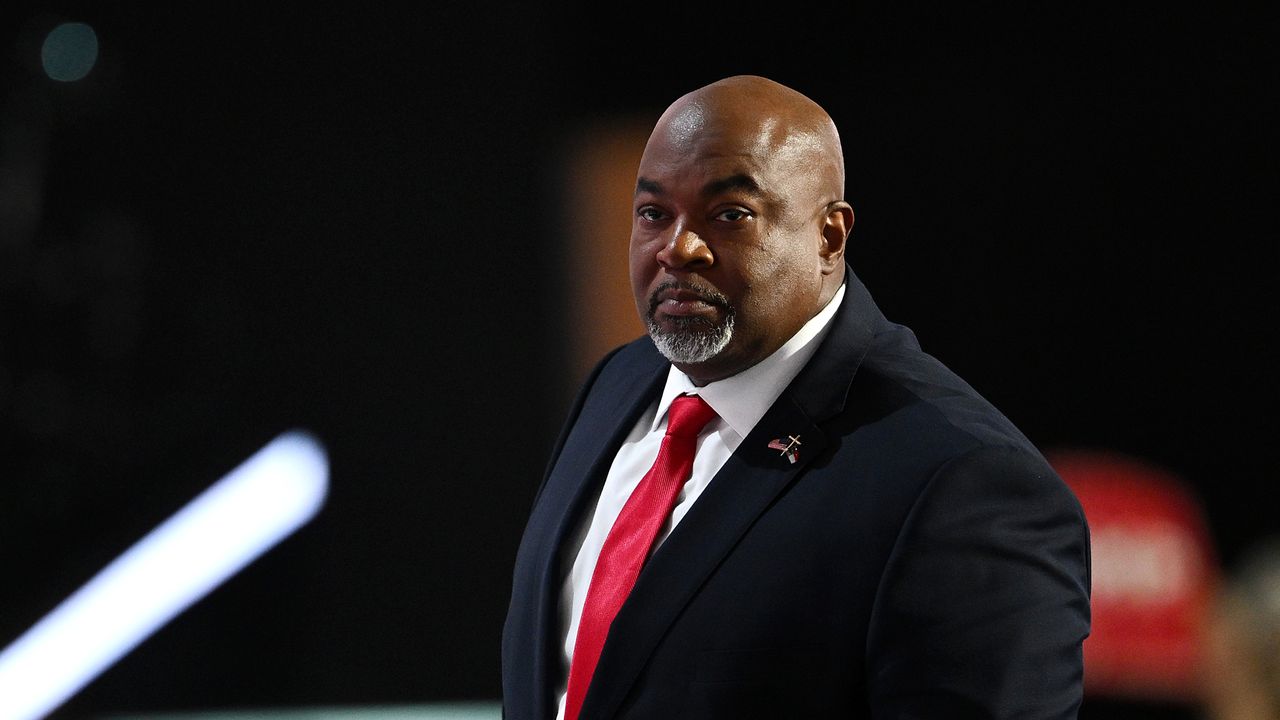 North Carolina Lt. Gov. Mark Robinson at the 2024 Republican National Convention