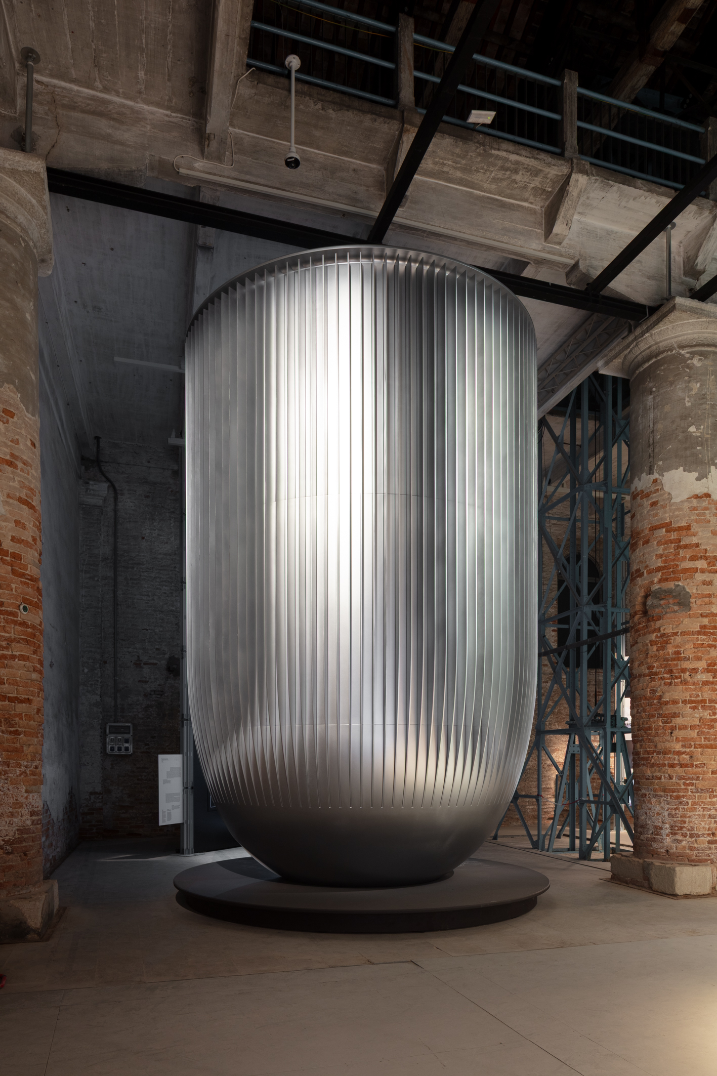 installation views within the arsenale rooms of Intelligens, the main show at venice architecture biennale 2025