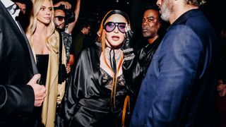 Madonna at the Tom Ford Spring 2023 Ready-to Wear show.