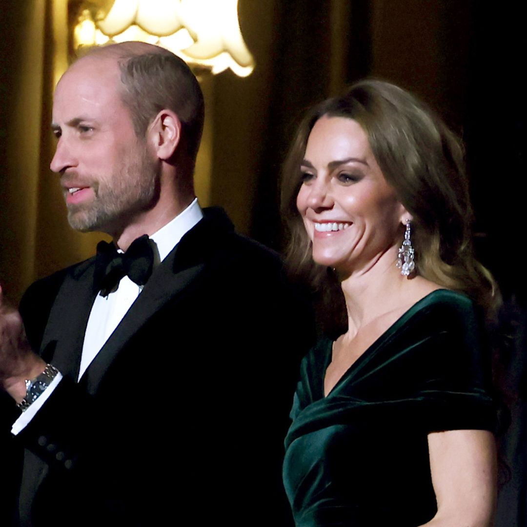 Prince William and Kate Middleton at the Royal Variety Performance at the Royal Albert Hall on November 19, 2025 in London, England