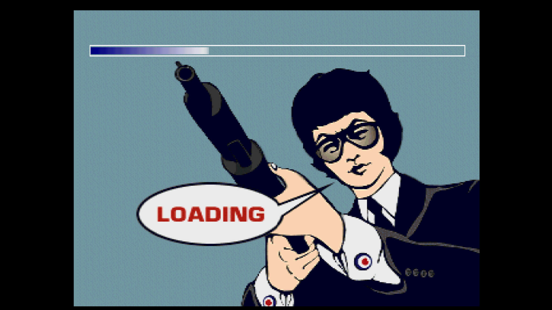The loading screen for in GTA London