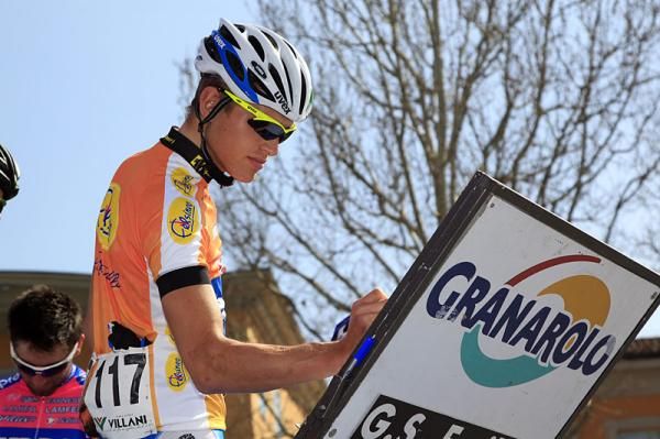 Matthias Brandle (Team NetApp) signs in