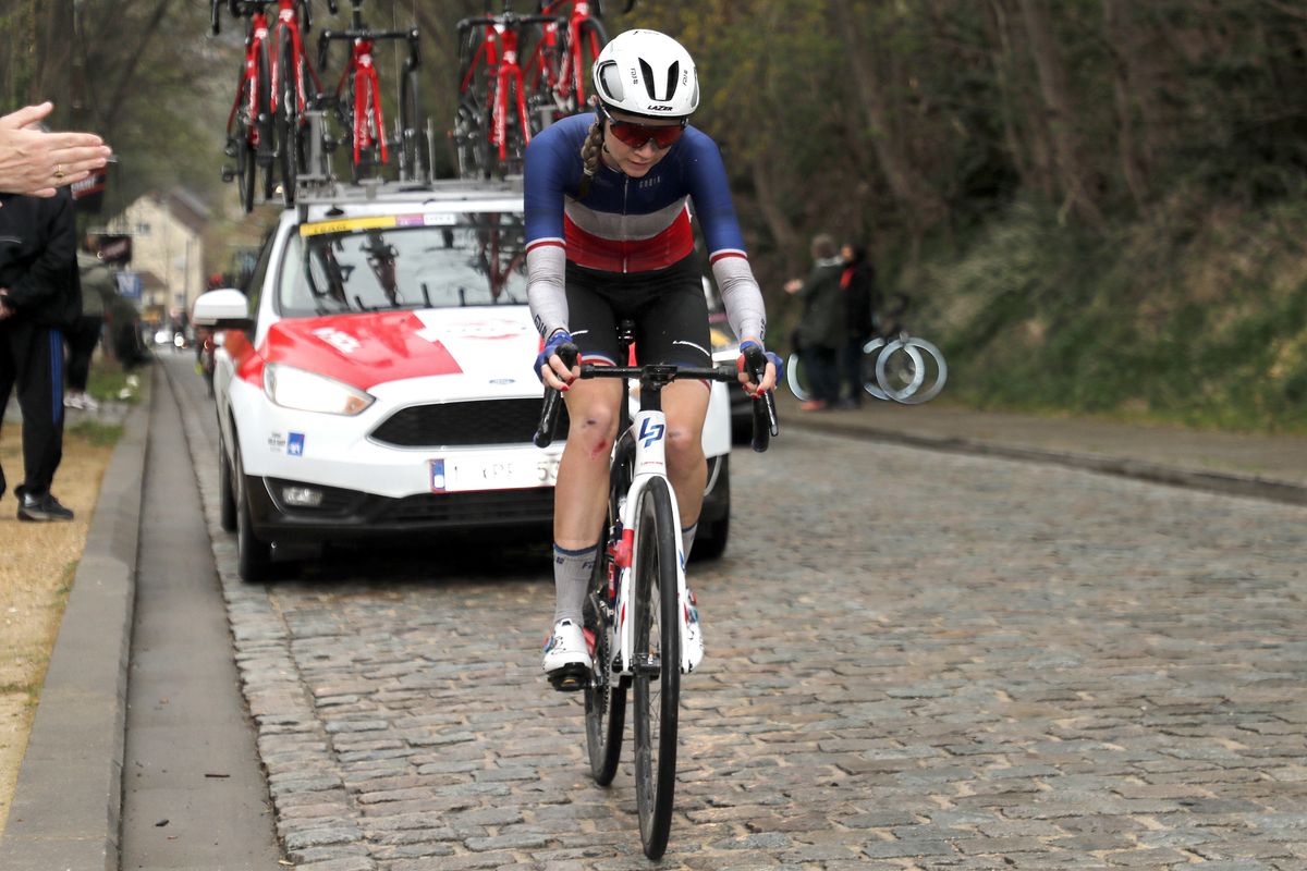 De Brabantse Pijl La Fleche Brabanconne Women 2022 7th Edition SintPietersLeeuw Overijse 1412 km 13042022 Evita Muzic FRA FDJ NouvelleAquitaine Futuroscope photo Rafa GomezSprintCyclingAgency2022