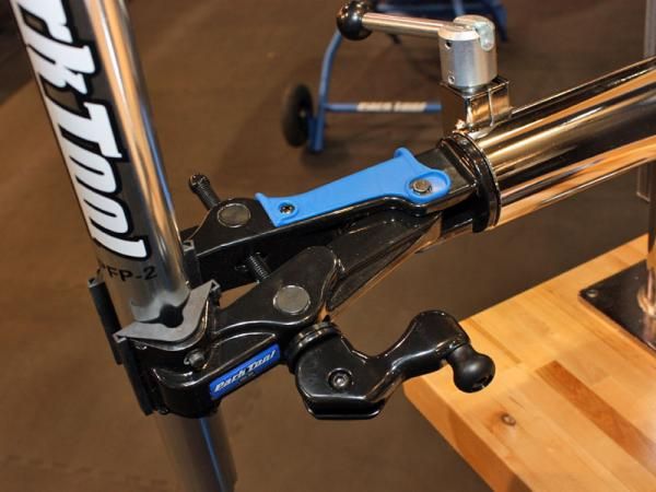Park's new 10-25D Professional Micro-Adjust Shop Clamp is easier to use than its forebear and the jaws are in a better orientation to handle aero-shaped tubes.