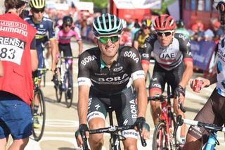 Rafal Majka (Bora-Hansgrohe) finishes well of the pace on stage 4