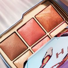 an bronzer and blush makeup palette