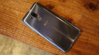 The LG G7 ThinQ is a fairly plain phone