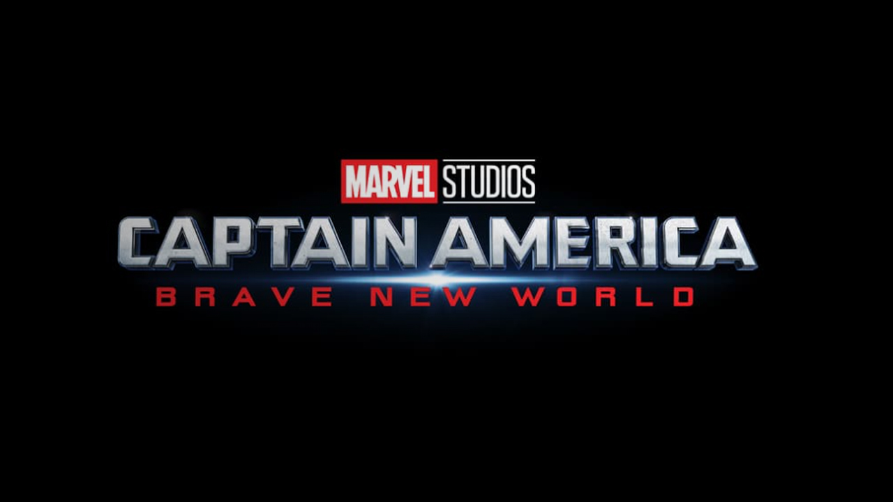 A screenshot of the logo for Marvel Studios' Captain America: Brave New World