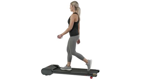 Sunny Health & Fitness Walkstation Slim Flat Treadmill