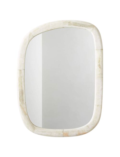 Diani Cream Onyx Wall Mirror