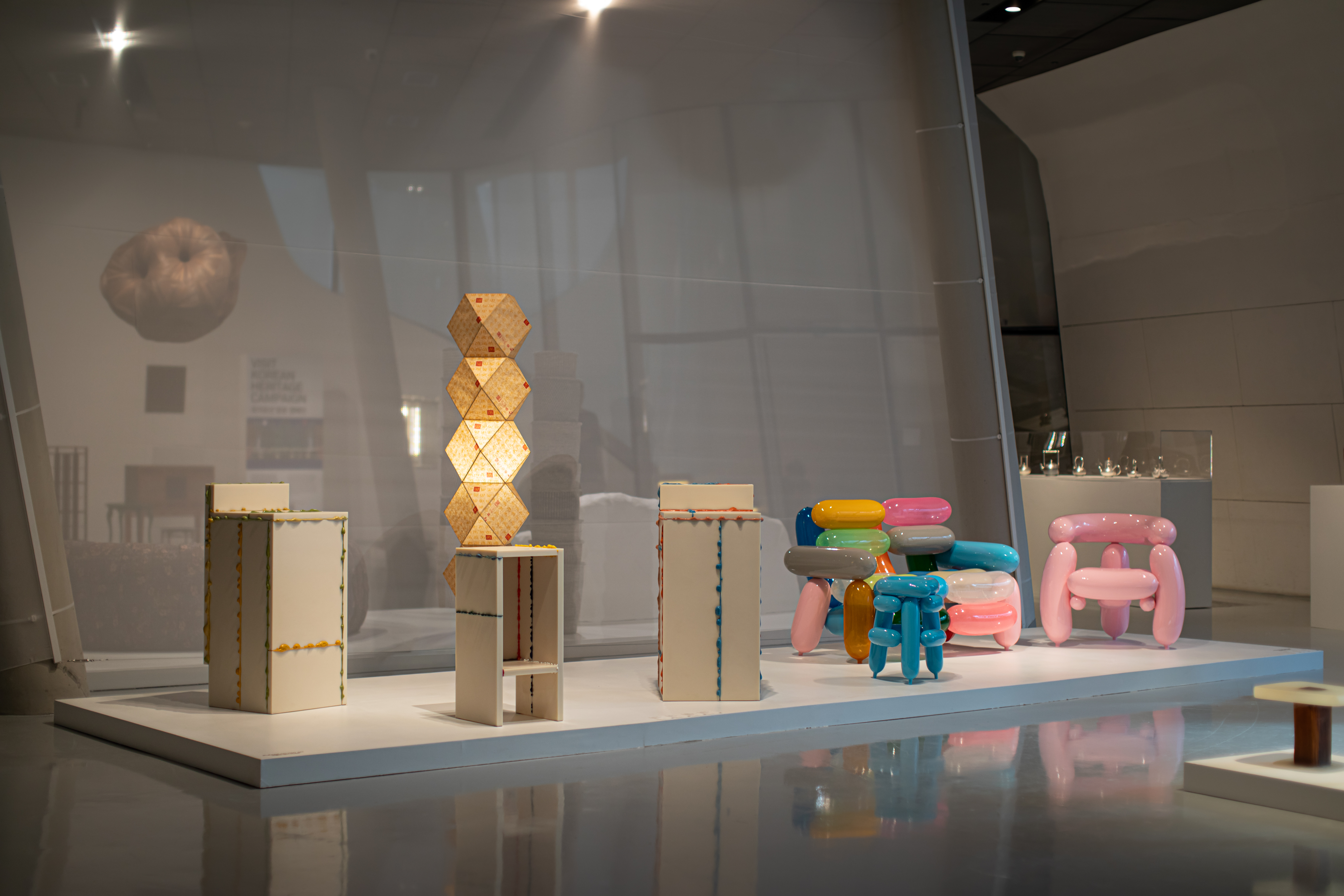 Interior installation view of Design Miami in Seoul