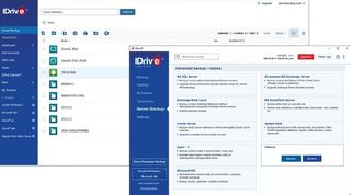 Online IDrive Business portal