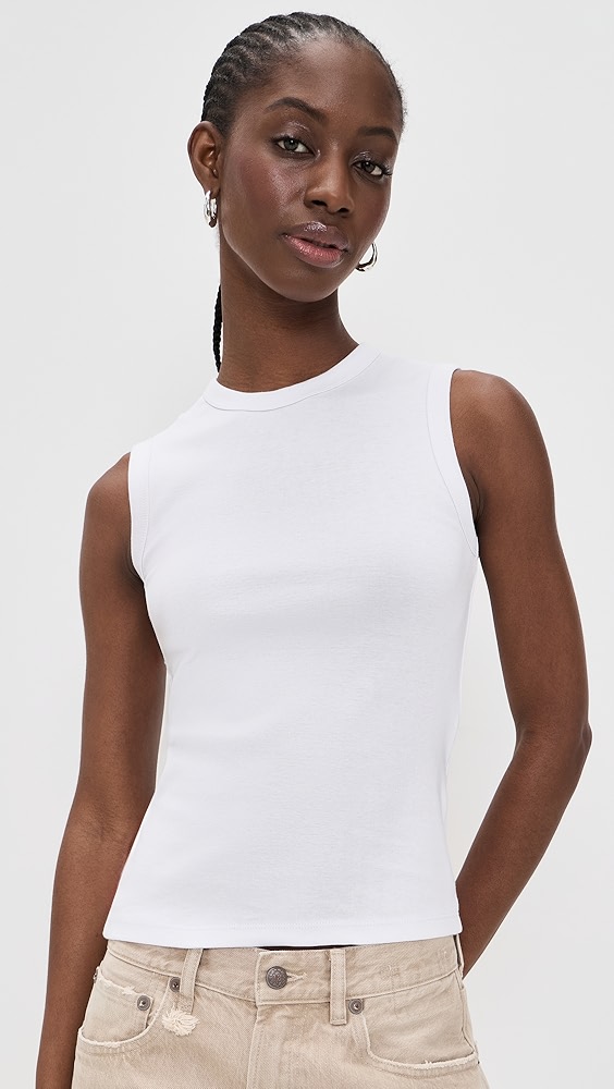 Madewell the '90s Shell Tank in Compact Cotton