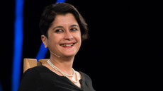 Shami Chakrabarti during the 2016 Hay Festival on May 28, 2016 in Hay-on-Wye, Wales. 