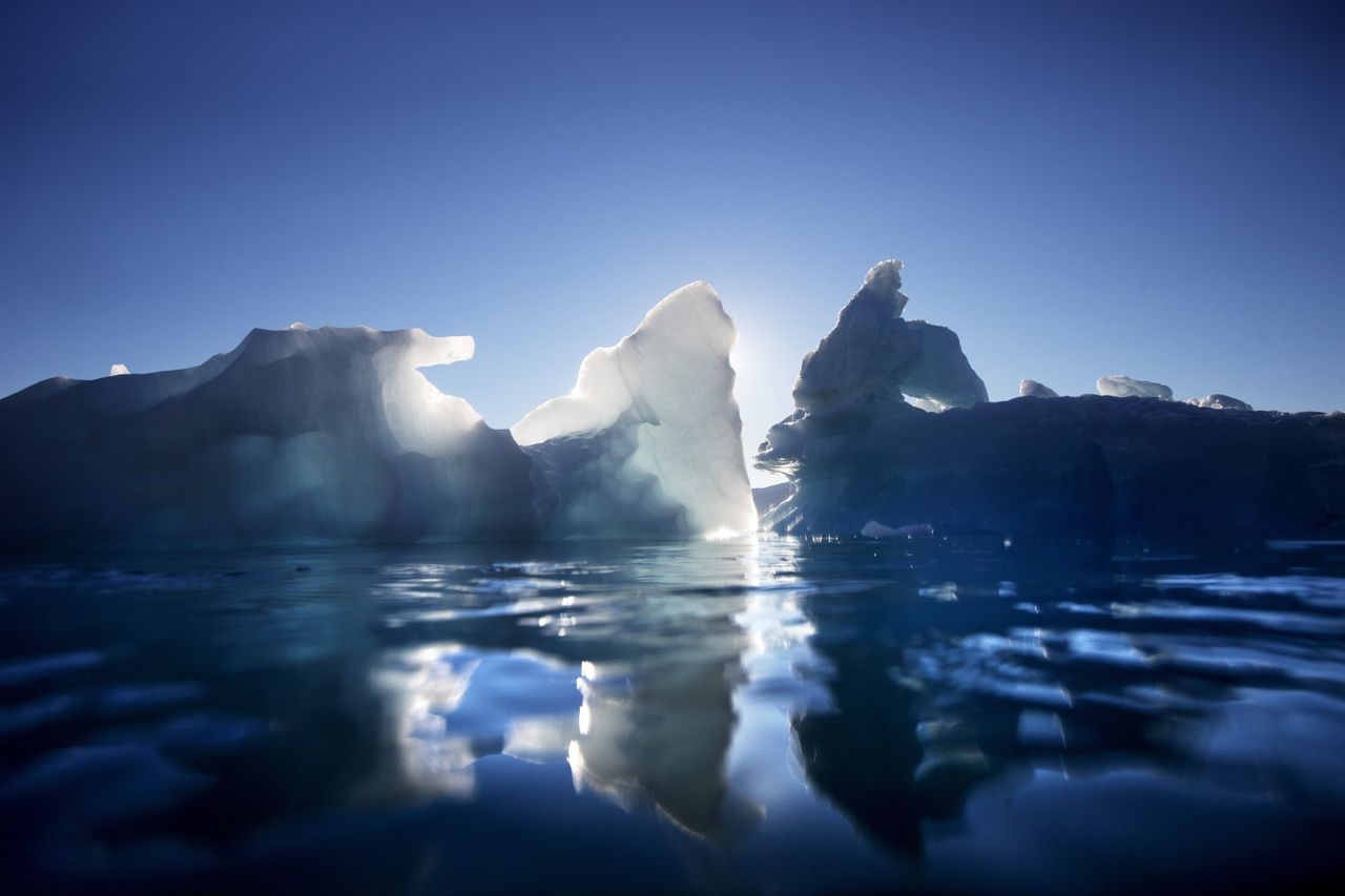 Greenland ice.