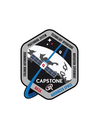 The CAPSTONE mission patch.