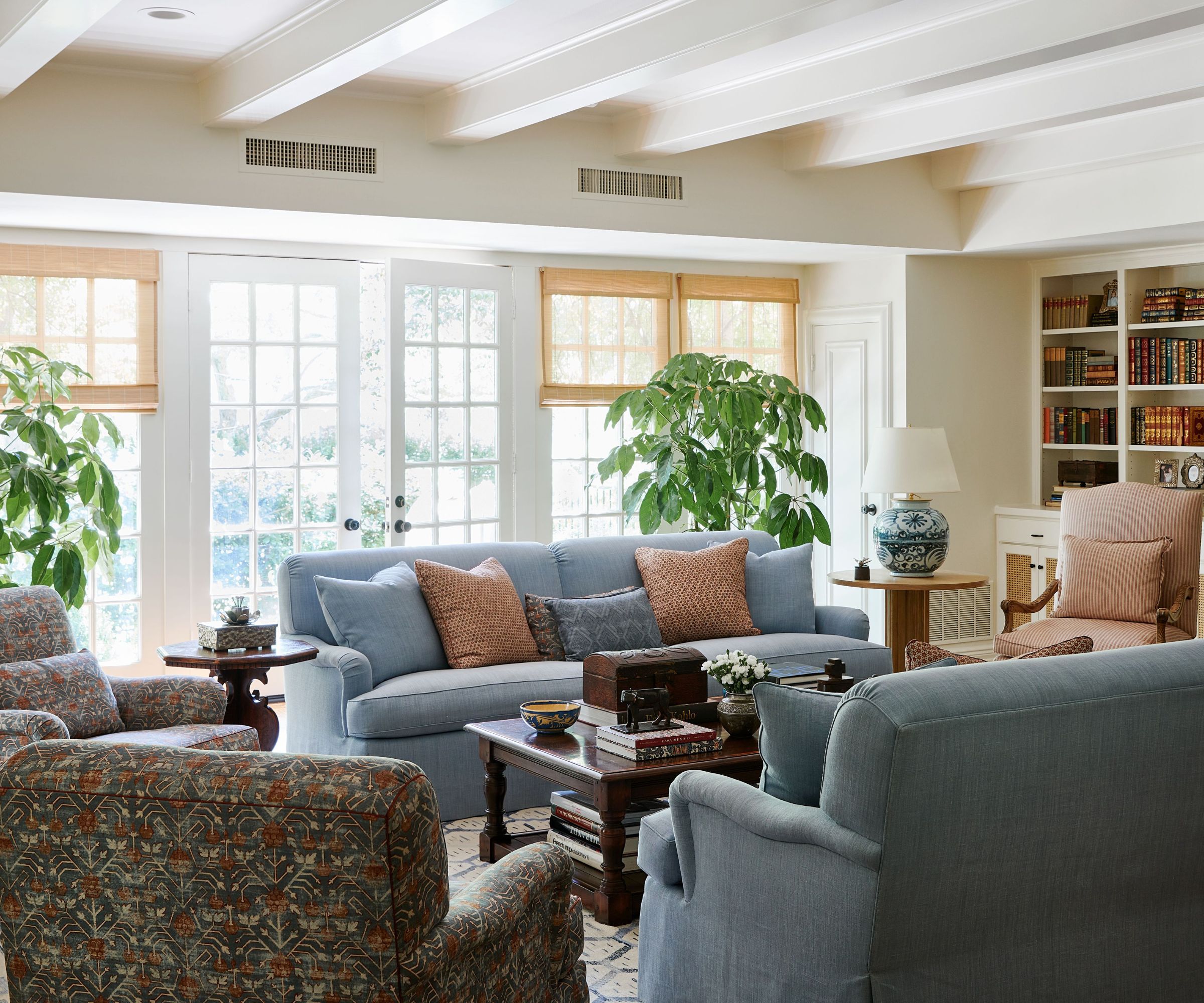 with white walls
