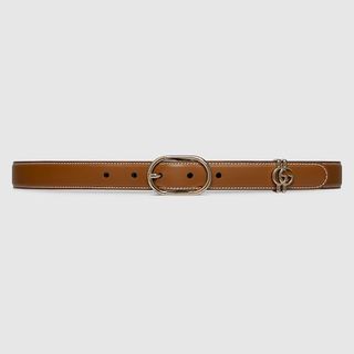 Belt With Oval Buckle