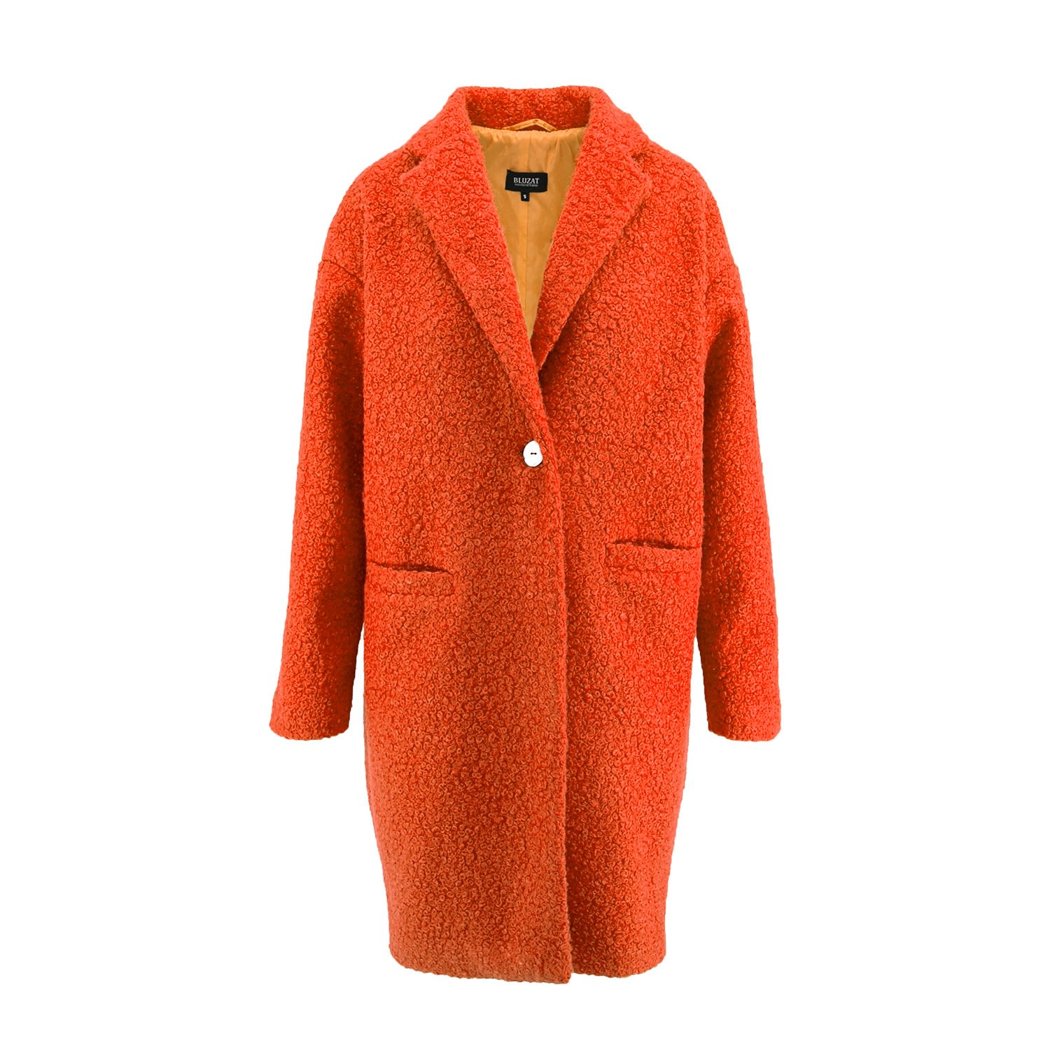 Wolf and Badger, Orange Short Hair Teddy Coat