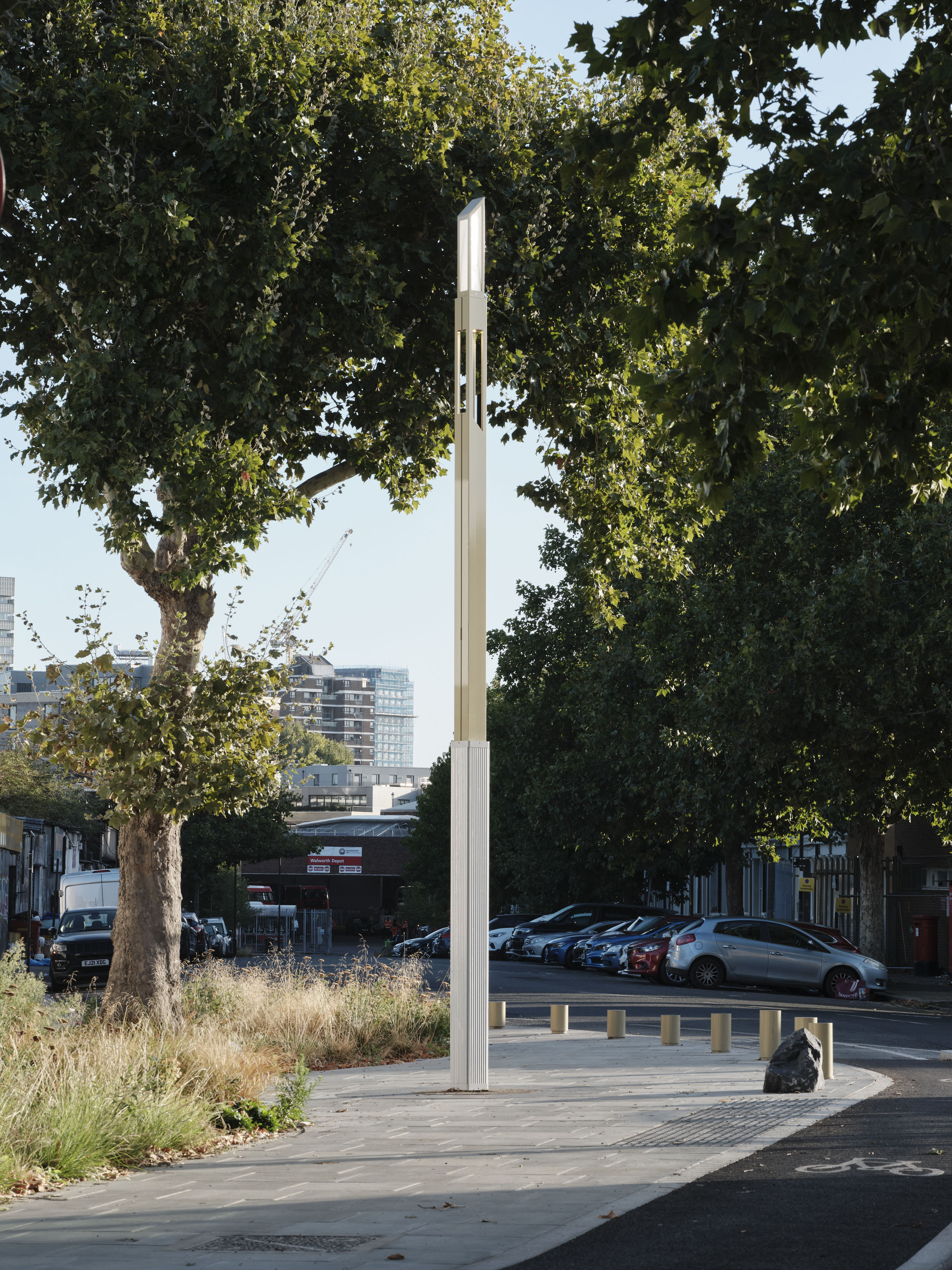view of 'beacon' at Camberwell Station Road project by JA Projects
