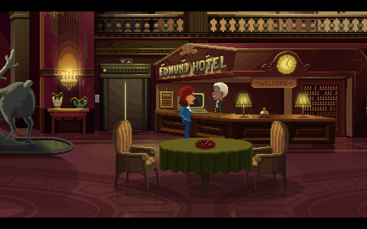 3 The Arrest (Hotel) Thimbleweed Park walkthrough and puzzle