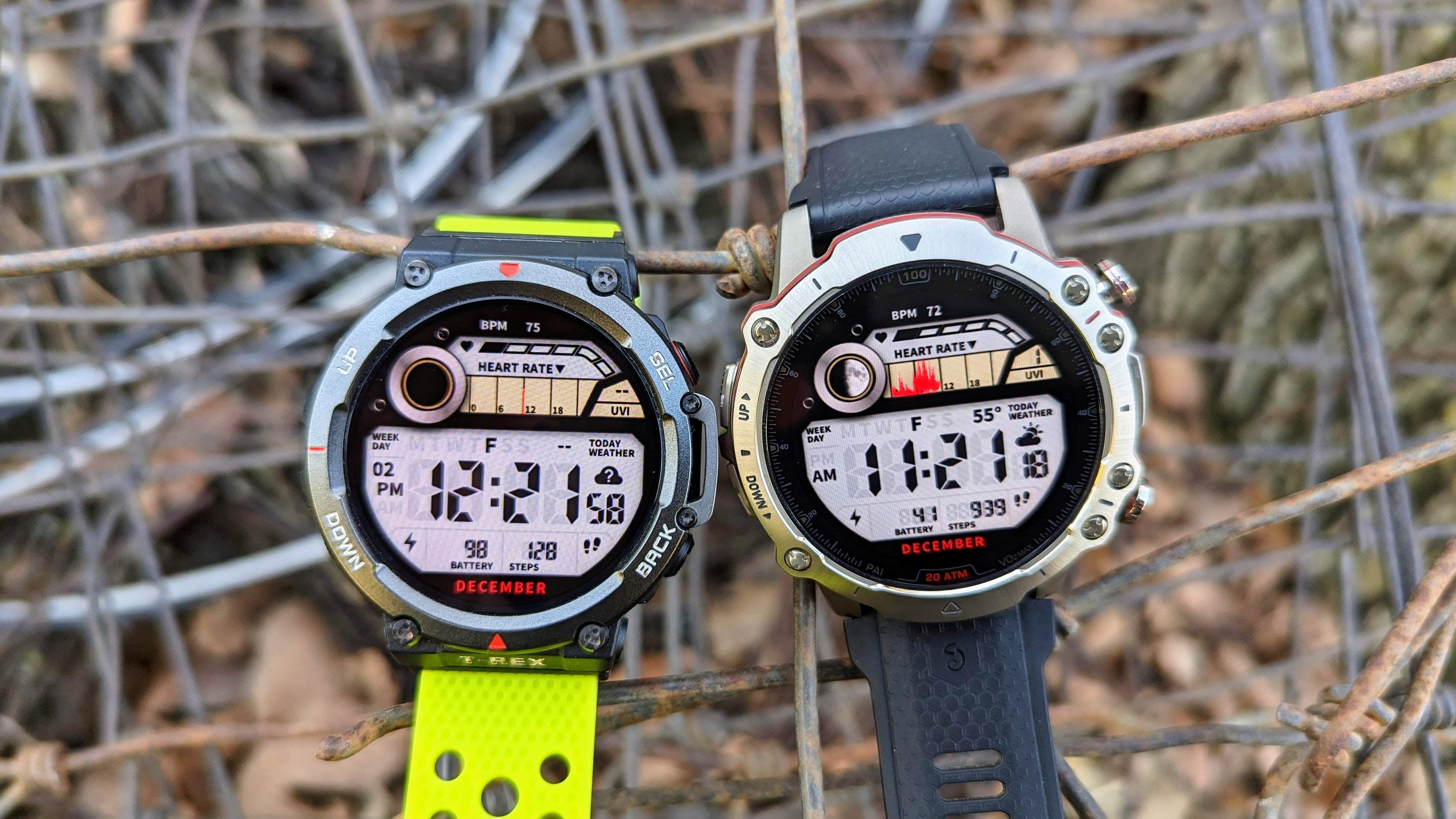 Amazfit Falcon and T-Rex 2