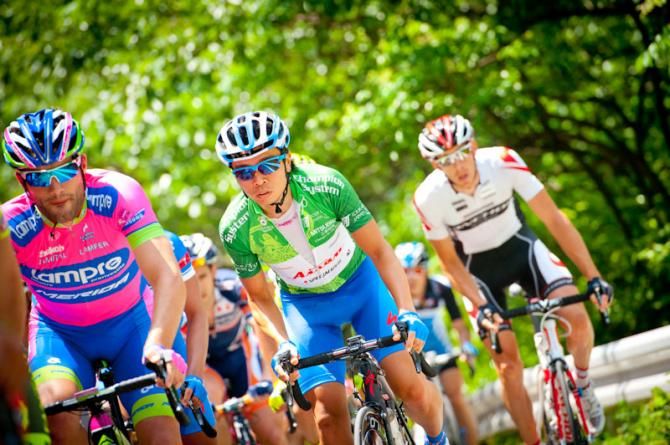 Race leader Taiji Nishitani (Aisan Racing) in action during stage 2
