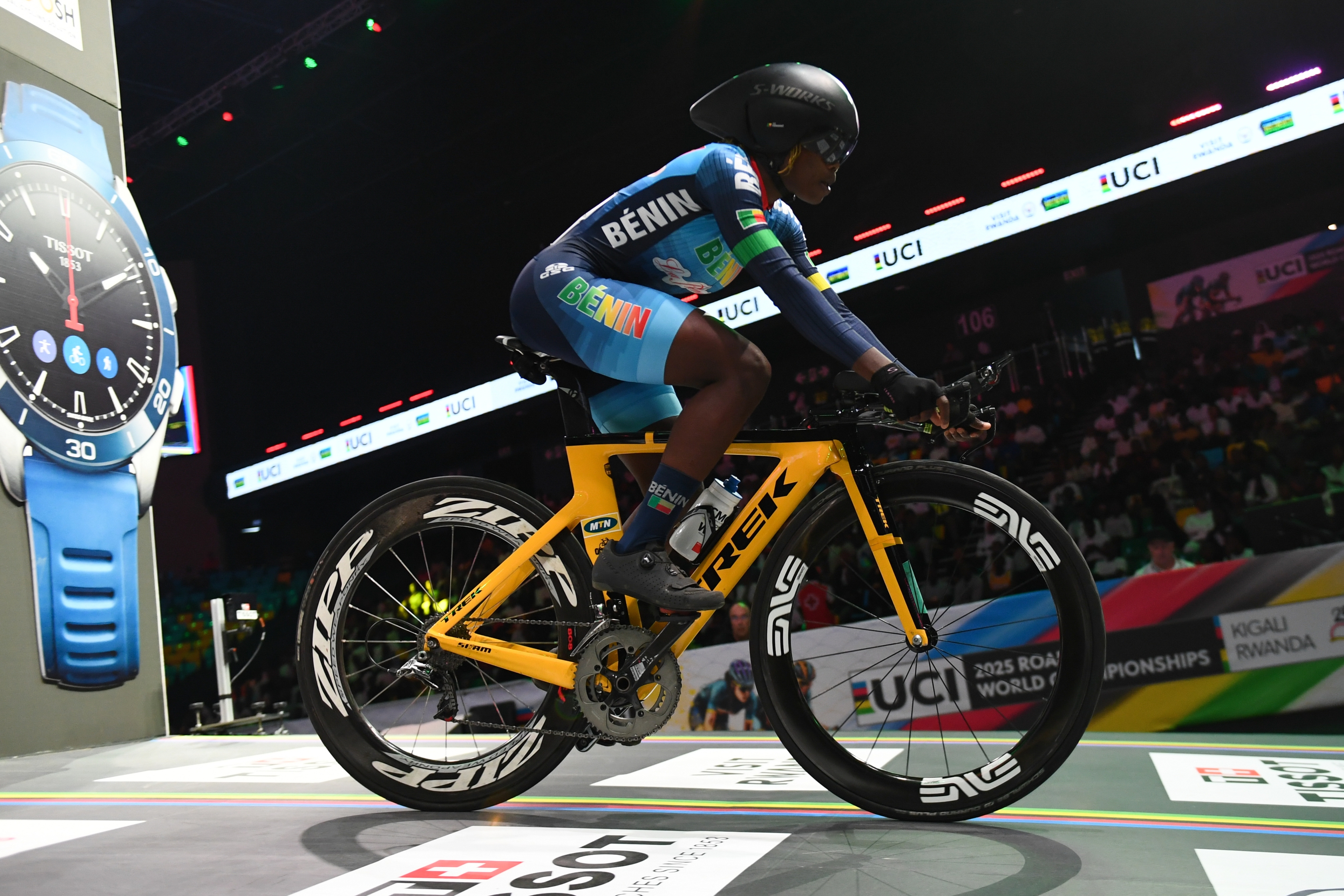 Vanette Houssou of Benin at the world championships
