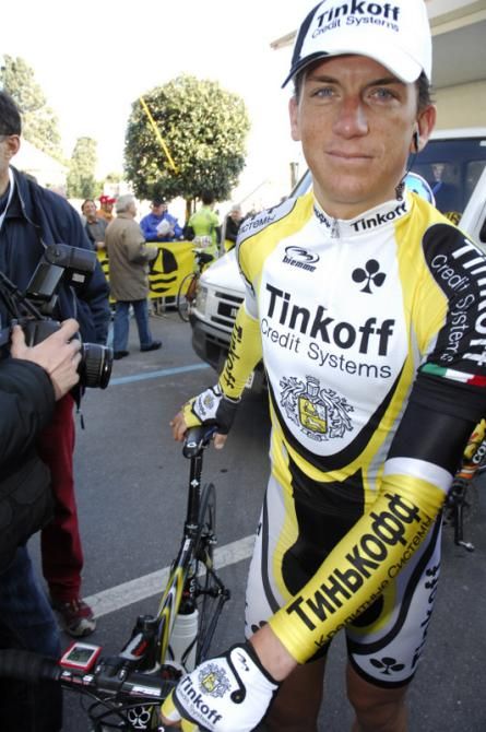 Tyler Hamilton (Tinkoff Credit Systems) at the 2007 Trofeo Laigueglia