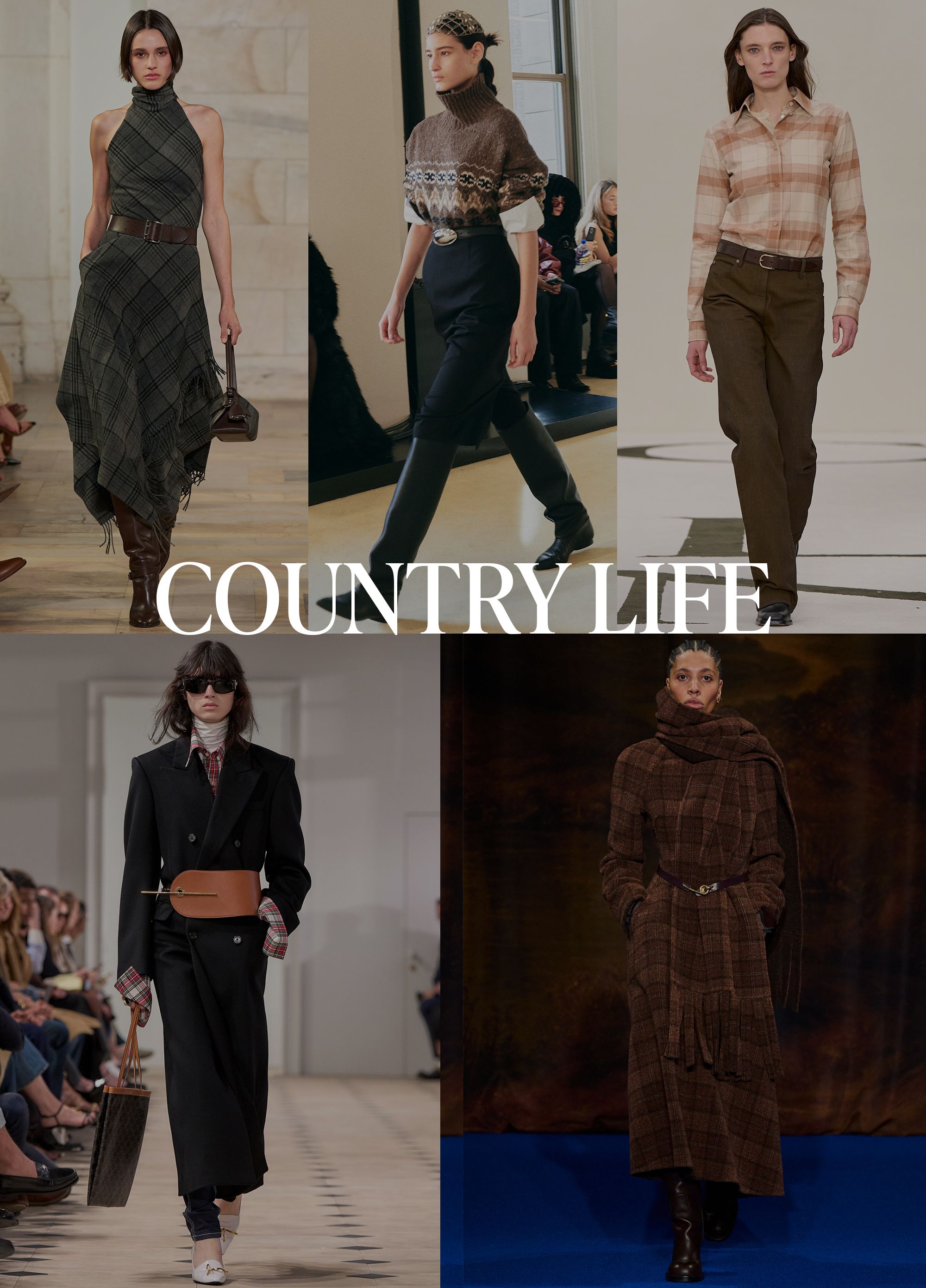 Fall/winter 2025 runway looks.
