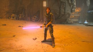 Star Wars Jedi: Survivor lightsaber stance crossguard