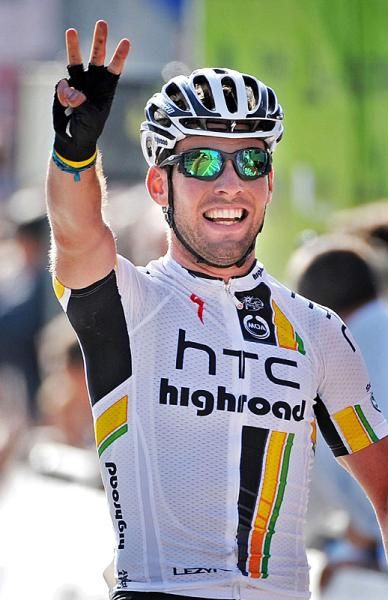 A happy Mark Cavendish (HTC-Highroad)