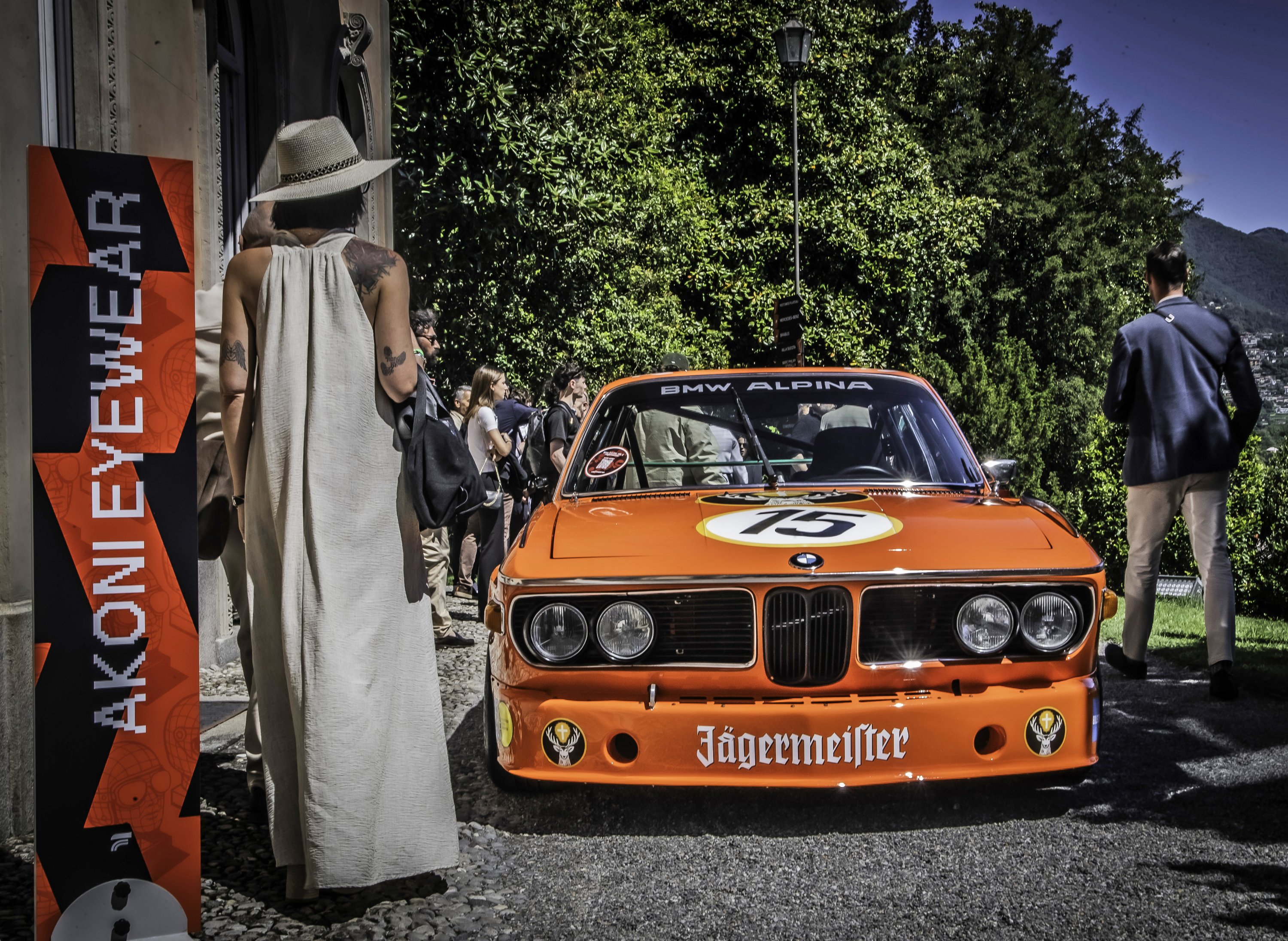 BMW's presence at Villa d'Este is strong