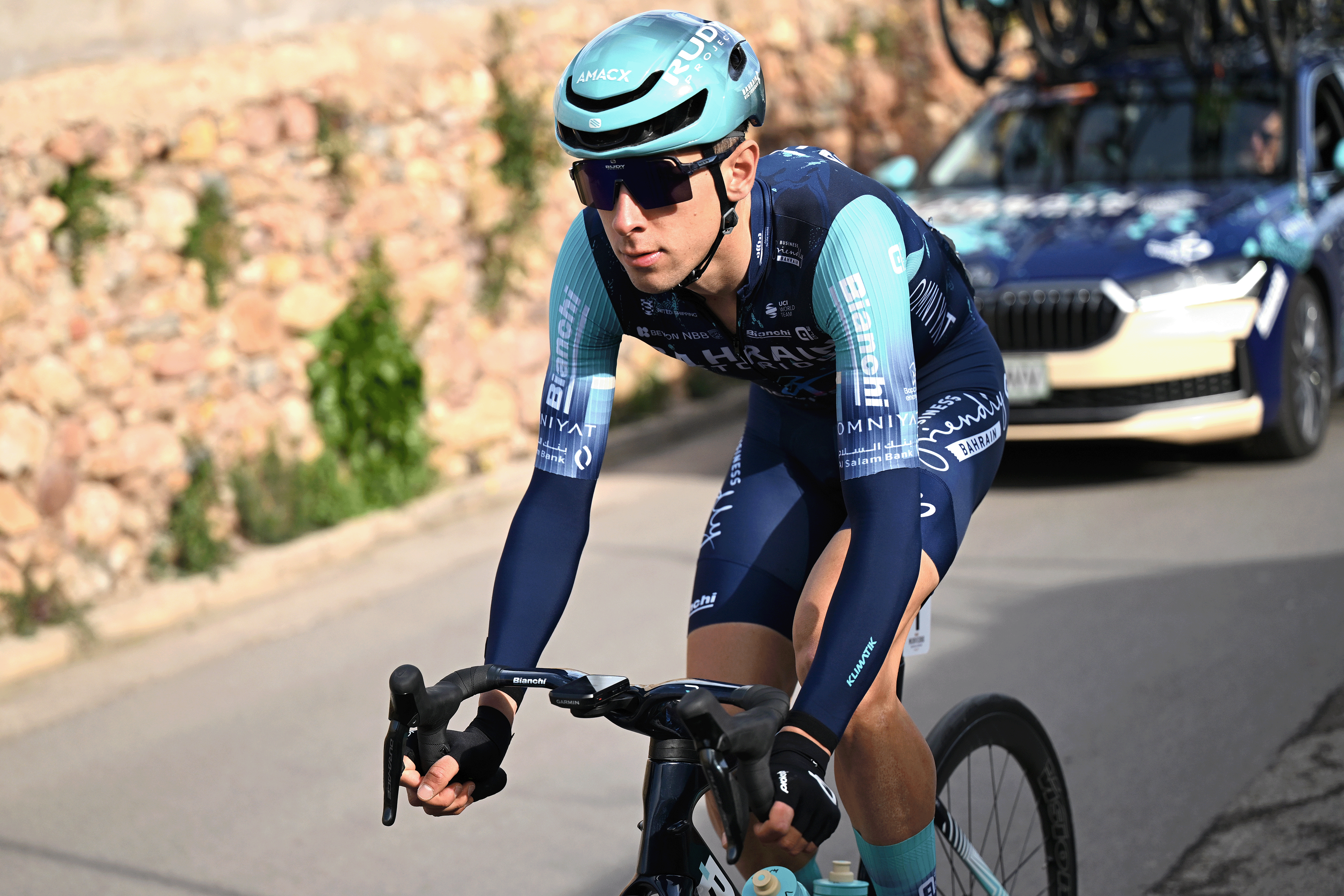 TORREBLANCA, ESPANHA - 4 DE FEVEREIRO: Antonio Tiberi da Itália e Equipe Bahrain - Vitória na 77ª Volta Comunitat Valenciana 2026, Etapa 1 dos 160 km de Segorbe a Torreblanca em 4 de fevereiro de 2026 em Torreblanca, Espanha. (Foto de Szymon Guchalski/Getty Images)