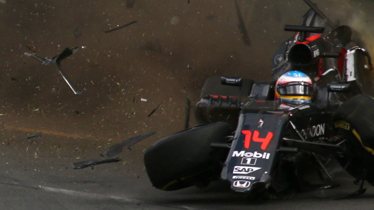 Fernando Alonso Lucky To Be Alive See The Worst F1 Crash In Years