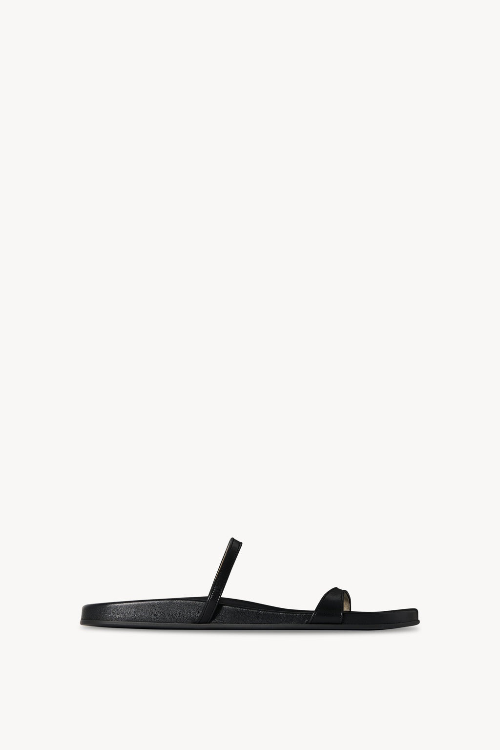 Hugh Thin Strap Slide in Leather