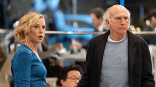 Julie Bowen and Larry David in Curb Your Enthusiasm Season 11