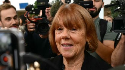 Gisèle Pelicot leaves court in Avignon