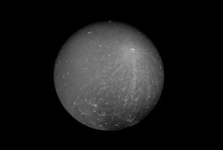 Saturn's moon Dione 2012