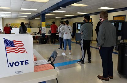 Senate runoff voting in Georgia.
