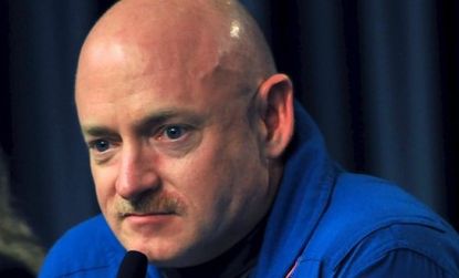 Rep. Gabrielle Giffords' husband Mark Kelly retires from NASA this fall and may be looking to politics for a career move.