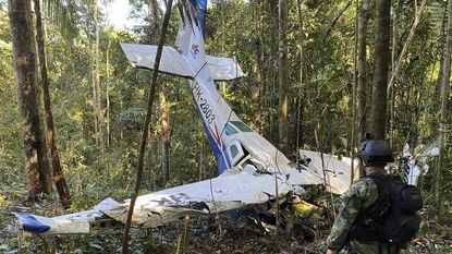 The plane that crashed in the Colombian Amazon on May 1.