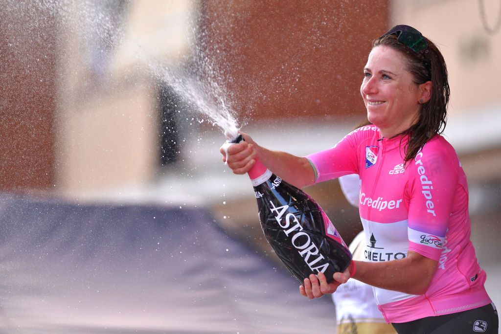 Annemiek van Vleuten leads the overall classification after stage 5 at the 2020 Giro Rosa