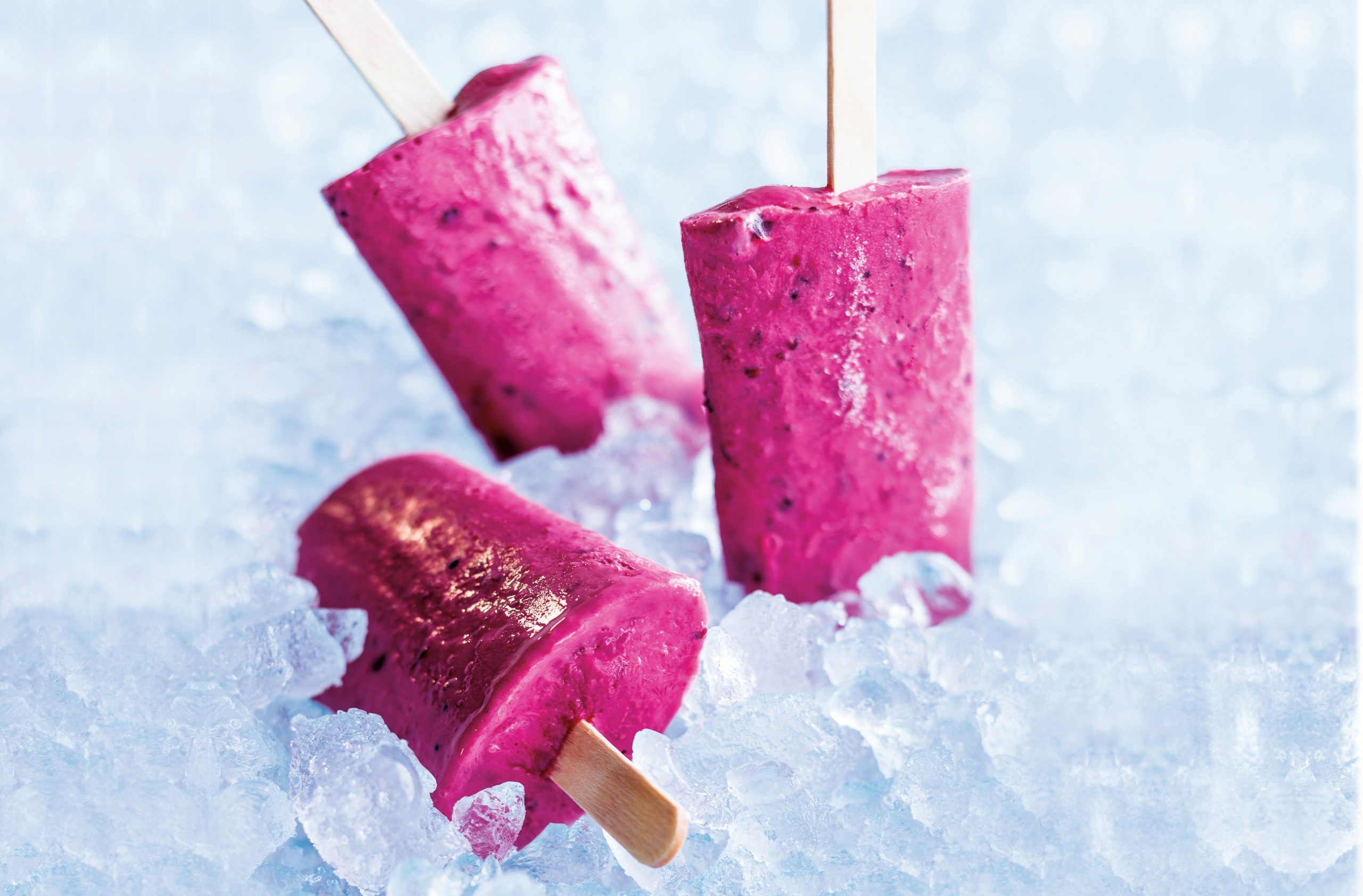 Berry smoothie lollies recipe