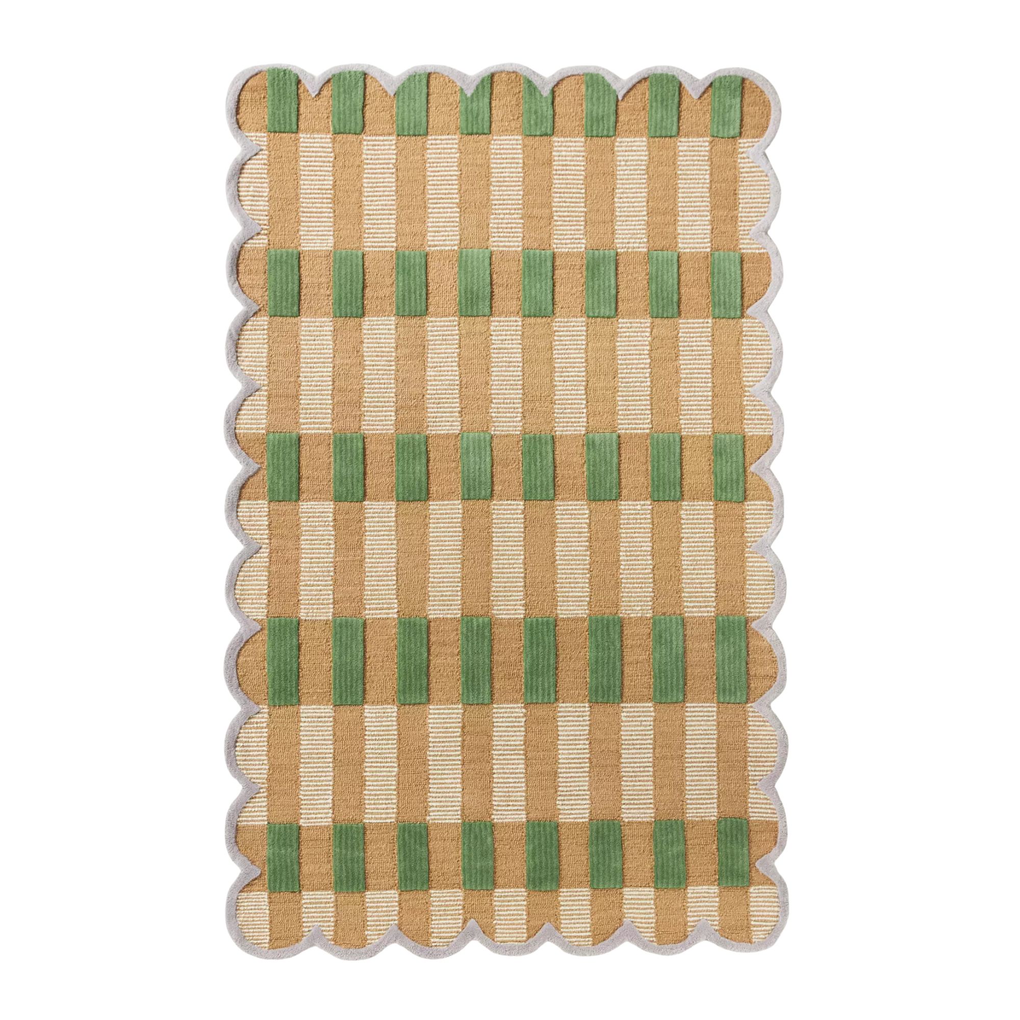 Anthropologie, Matilda Goad & Co. Tufted Plaid Rug