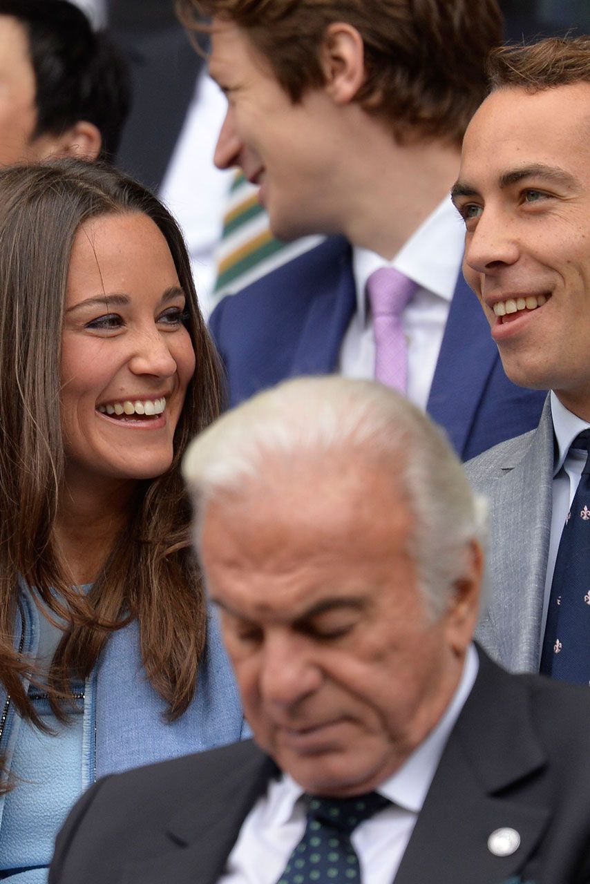 Pippa Middleton and James Middleton at Wimbledon